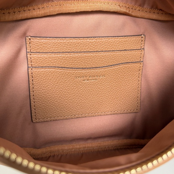 NWT Tory Burch Thea Pebbled Leather Belt Bag Fanny Pack in Tiramisu 165917 - Picture 9 of 12